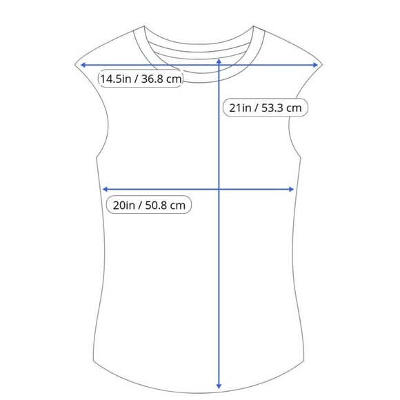 lovers of hYOUmanity Gratitude Muscle Tank Top Womens Large Light Blue Casual - Picture 3 of 7